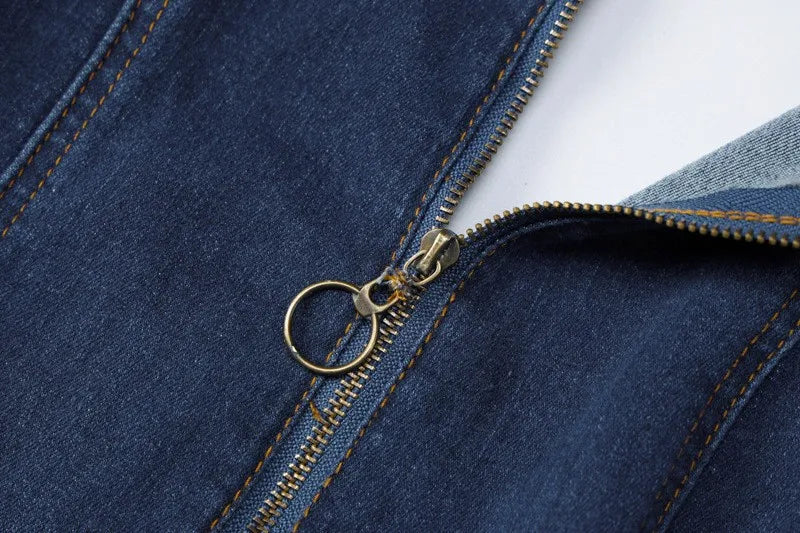 StyleFlow™ 2.0 – High Street Denim Jumpsuit