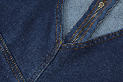 StyleFlow™ 2.0 – High Street Denim Jumpsuit